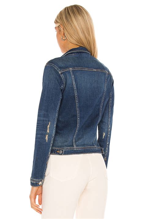 L'AGENCE Celine Slim Femme Jacket in Authentique Distressed